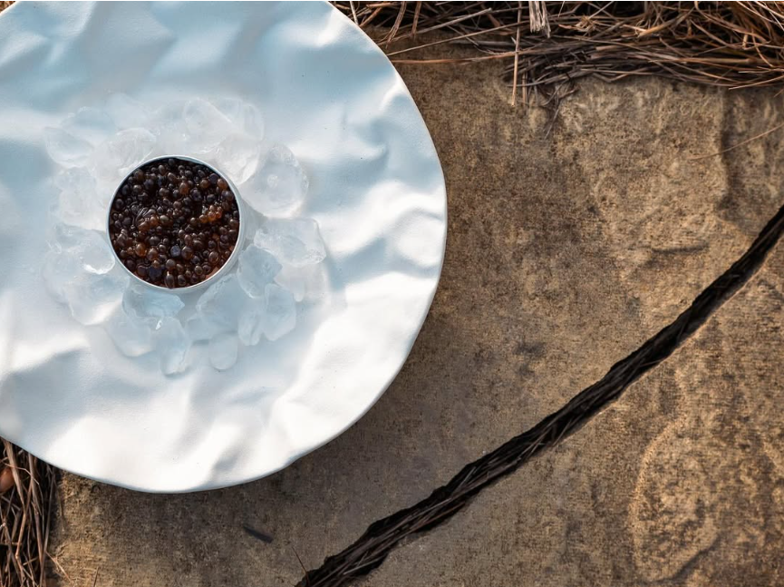 Caviar Ice pastry creation