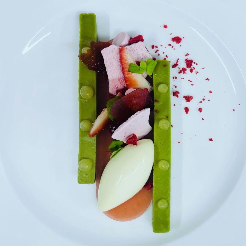 Green Line pastry creation