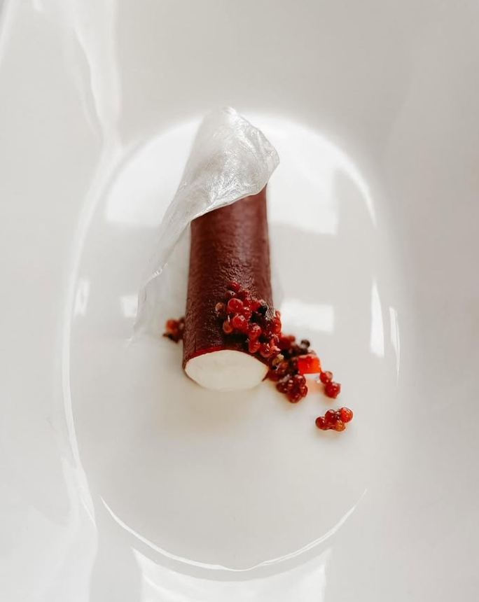 Red Silk pastry creation